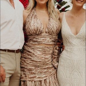 LUXELL top & skirt set